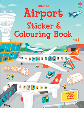 Airport Sticker and Colouring Book