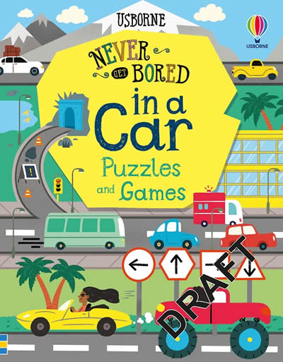 NEVER GET BORED IN A CAR PUZZLES & GAMES