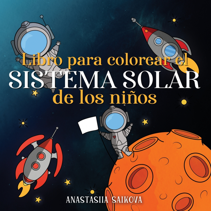Libro para colorear el sistema solar de los ni�os