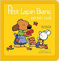 PETIT LAPIN BLANC EST TRES POLI