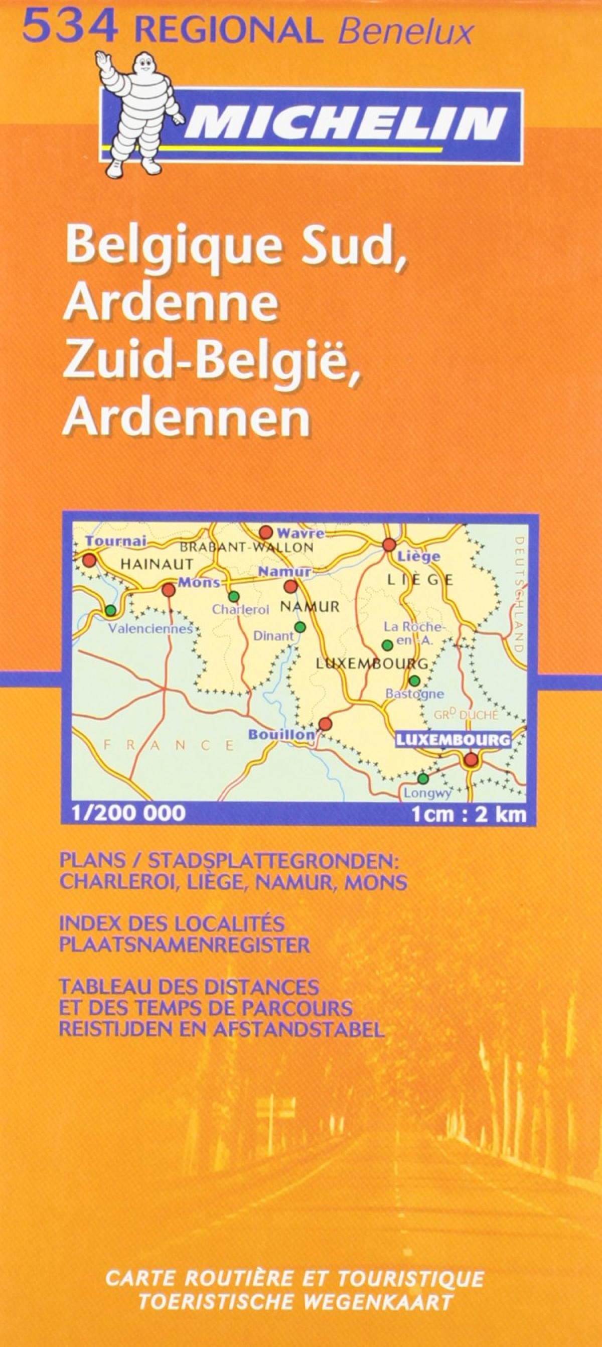 Mapa Regional Belgique Sud Ardenne - Varios autores