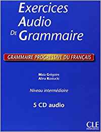 EXERCICES AUDIO DE GRAMMAIRE (5 AUDIOCDS)