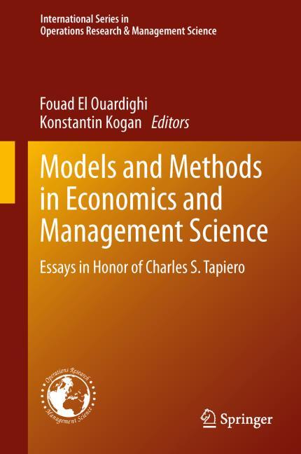 MODELS AND METHODS IN ECONOMICS AND MANAGEMENT SCIENCE