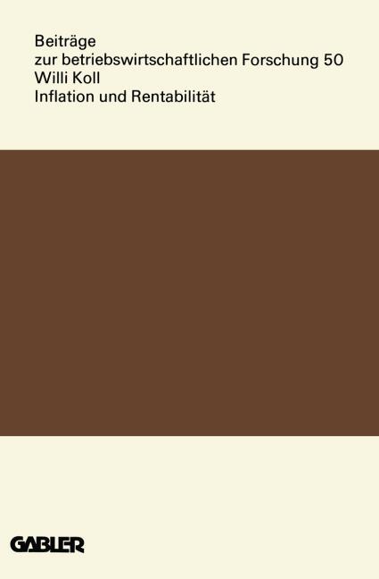 Inflation und Rentabilit�t