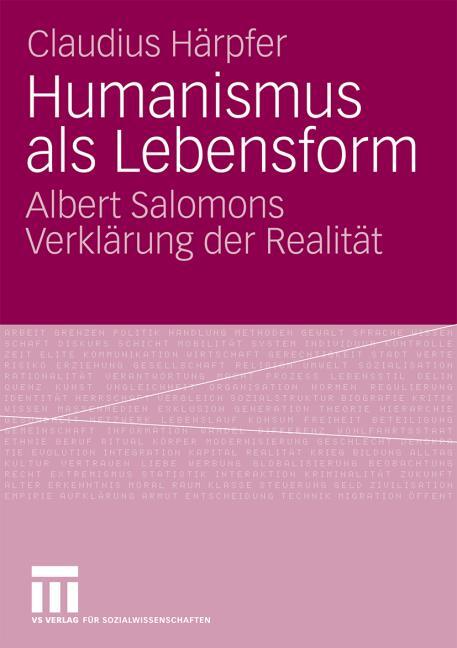 Humanismus als Lebensform