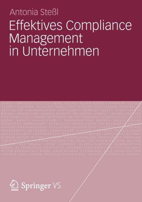EFFEKTIVES COMPLIANCE MANAGEMENT IN UNTERNEHMEN