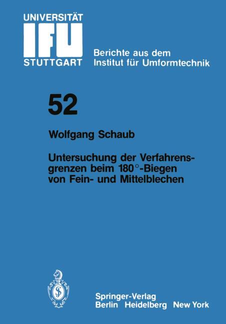 UNTERSUCHUNG VON VERFAHRENSGRENZEN BEIM 180 -BIEGEN VON FEIN- UND MITTELBLECHEN