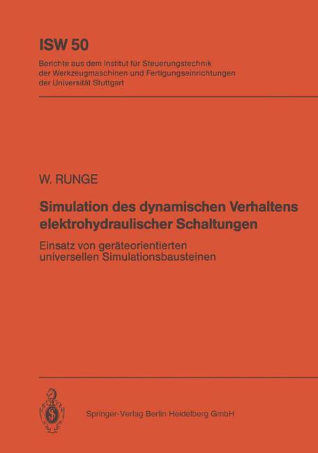 SIMULATION DES DYNAMISCHEN VERHALTENS ELEKTROHYDRAULISCHER S