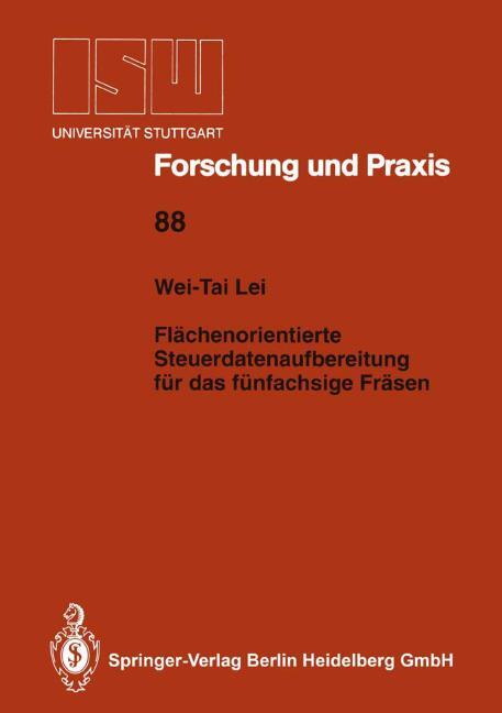 FLACHENORIENTIERTE STEUERDATENAUFBEREITUNG FUR DAS FUNFACHSI