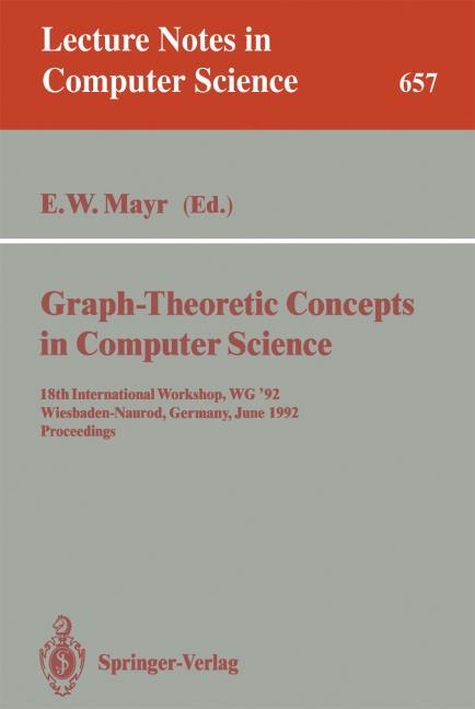 GRAPH-THEORETIC CONCEPTS IN COMPUTER SCIENCE