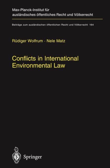 Conflicts in International Environmental Law