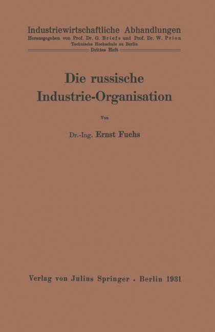 Die russische Industrie-Organisation