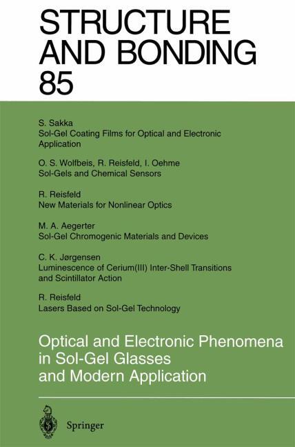 OPTICAL AND ELECTRONIC PHENOMENA IN SOL-GEL GLASSES AND MODERN APPLICATION