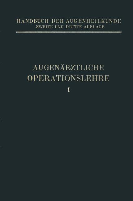 AUGEN�RZTLICHE OPERATIONSLEHRE