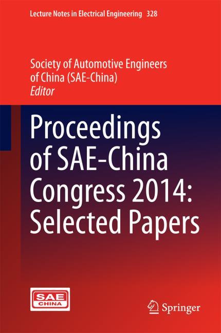 PROCEEDINGS OF SAE-CHINA CONGRESS 2014