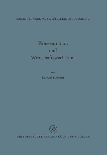 Konzentration und Wirtschaftswachstum