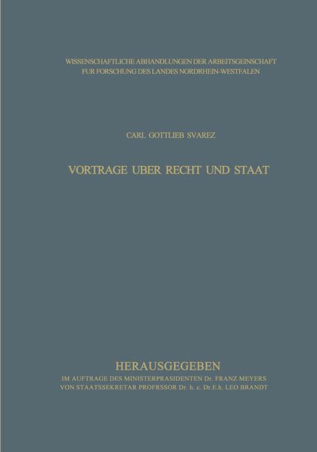 Vortr�ge �ber Recht und Staat