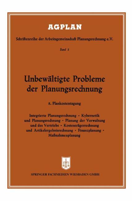Unbew�ltigte Probleme der Planungsrechnung
