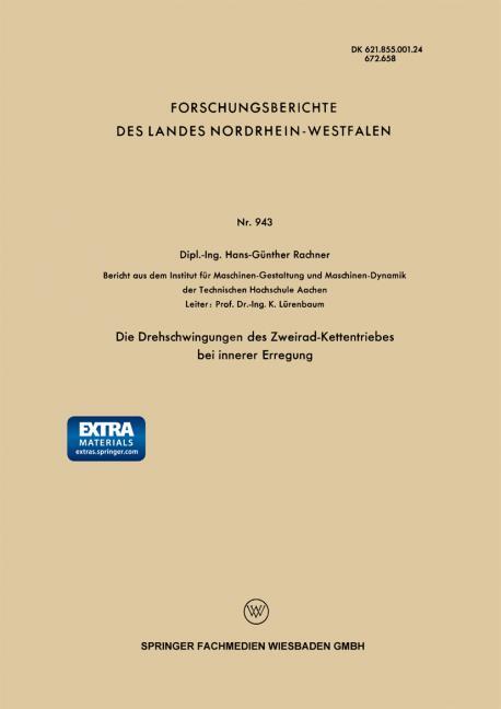 Die Drehschwingungen des Zweirad-Kettentriebes bei innerer Erregung
