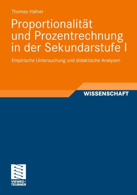 PROPORTIONALIT�T UND PROZENTRECHNUNG IN DER SEKUNDARSTUFE I