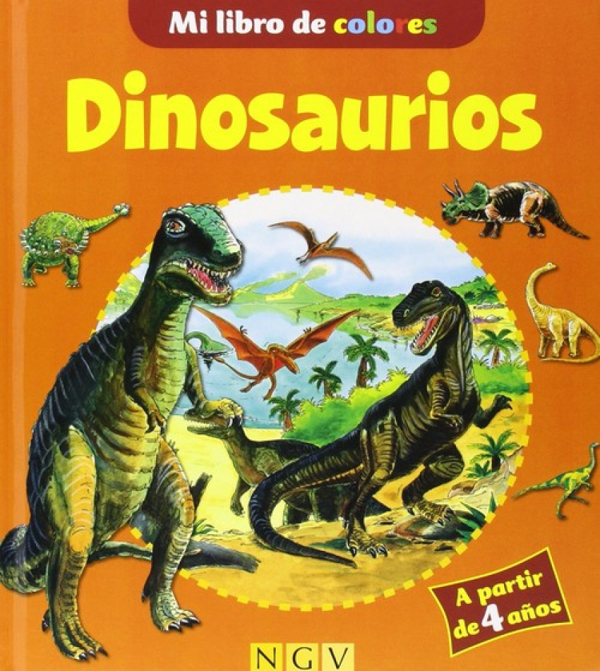 Mi libro colores dinosaurios