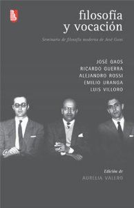 FILOSOFIA Y VOCACION