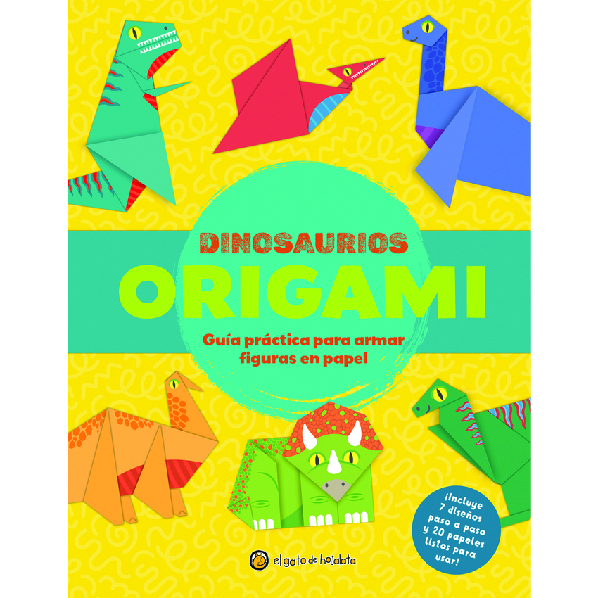 Dinosaurios (16 laminadas+40 origami)