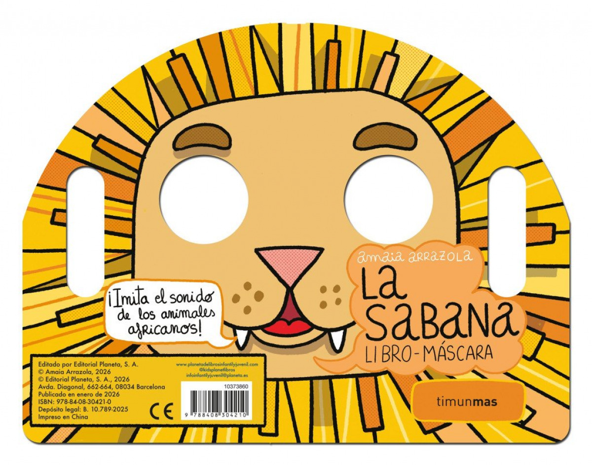 La sabana. Libro-m�scara
