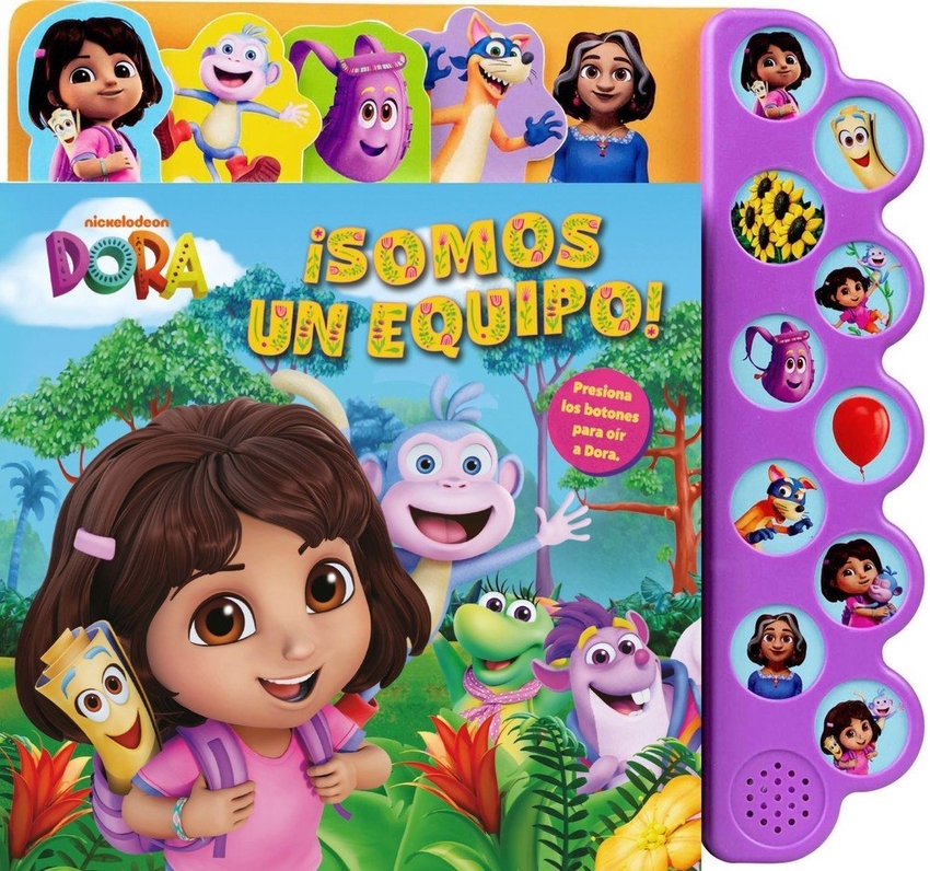 Dora. Somos un equipo. Libro con 10 sonidos