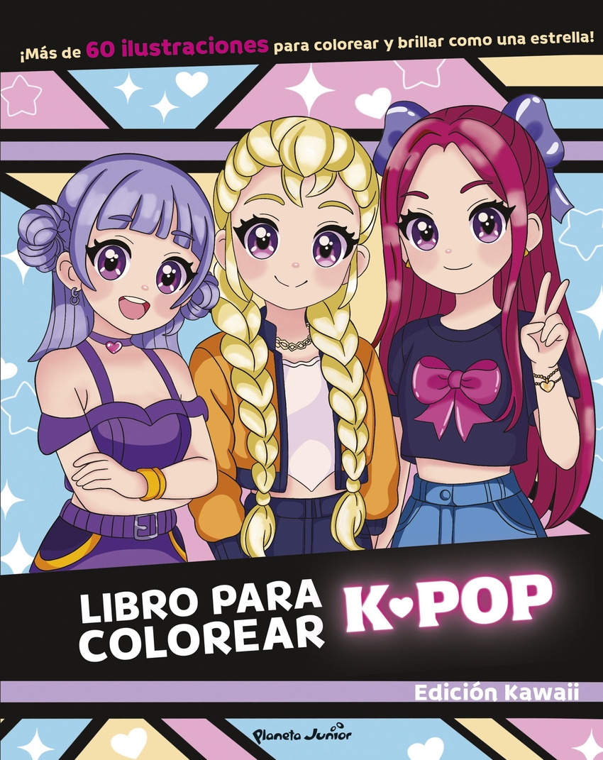 Libro para colorear K-pop