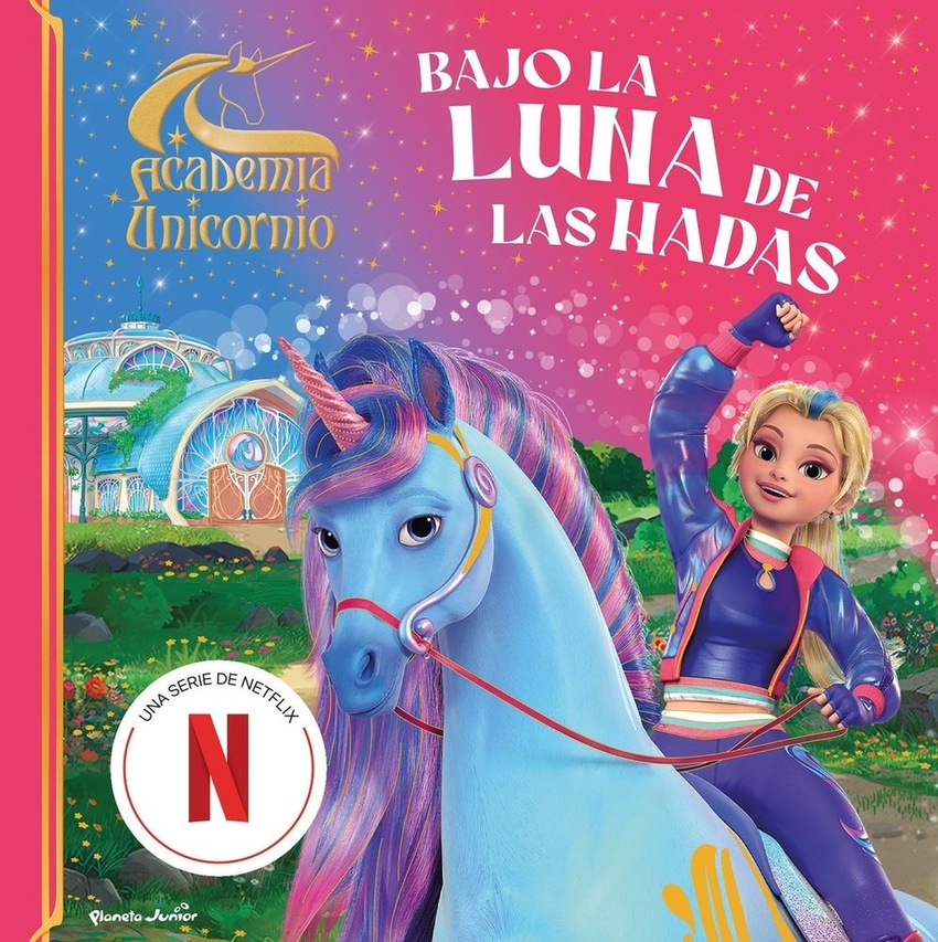 academia unicornio bajo la luna de las hadas