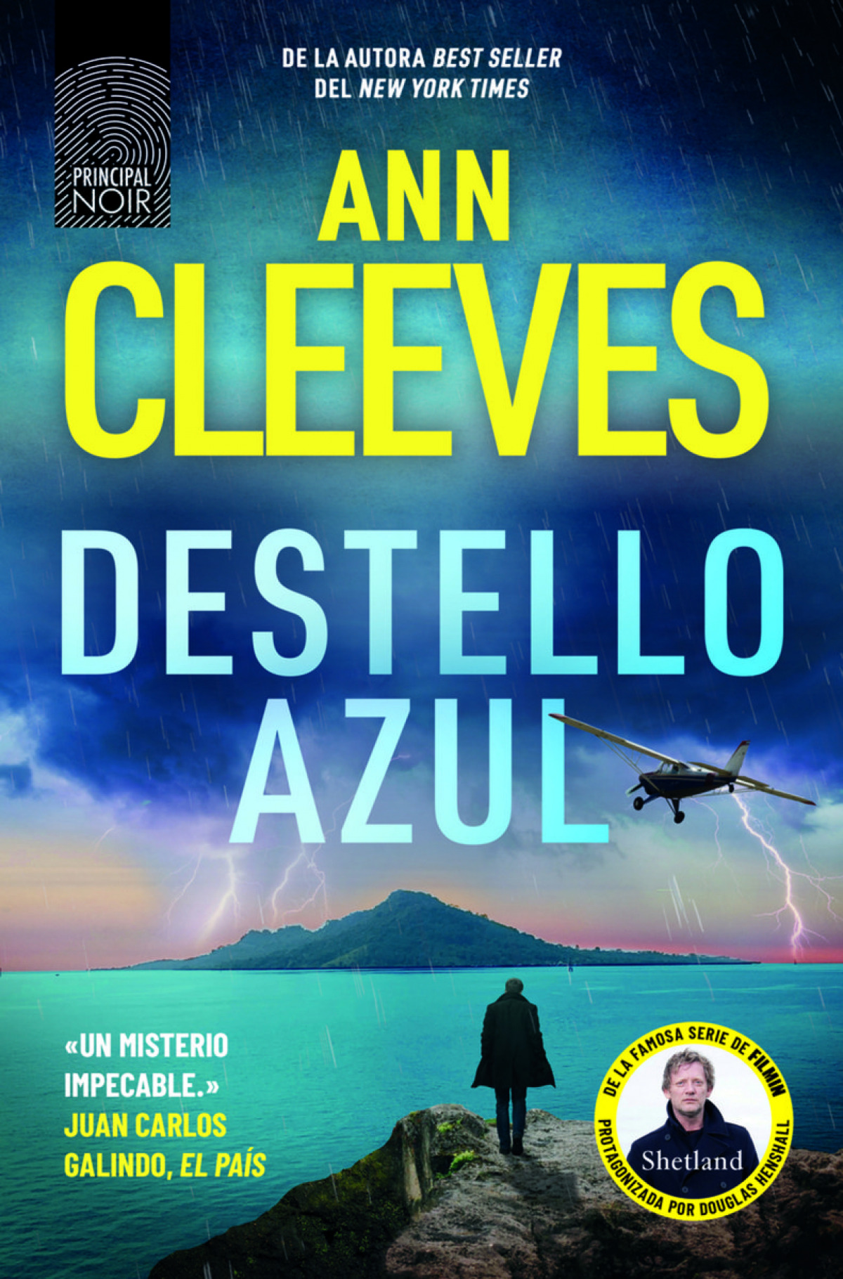 Destello azul