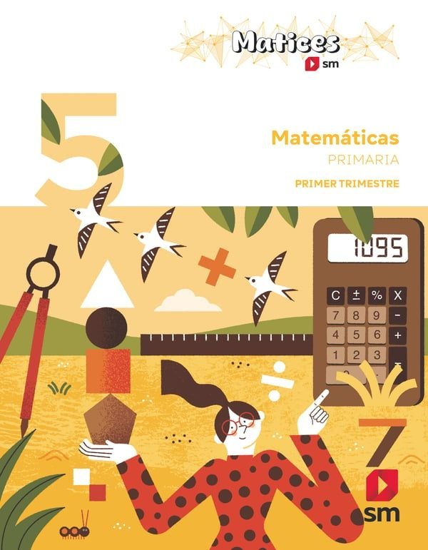 Matem�ticas. 5 Primaria. Trimestres. Matices