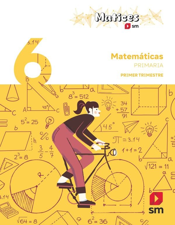 Matem�ticas. 6 Primaria. Trimestres. Matices