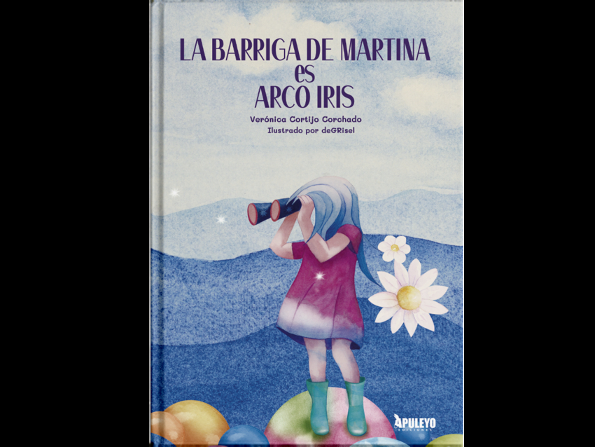 La barriga de Martina es arco iris