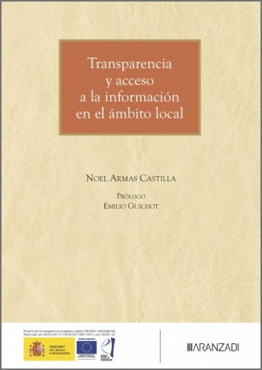 Transparencia y acceso a la informaci�n en el �mbito local