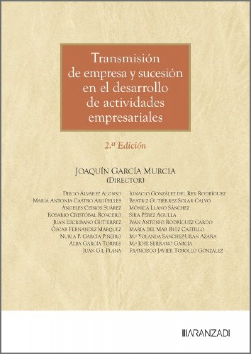 Transmisi�n de empresa y sucesi�n en el desarrollo de actividades empresariales