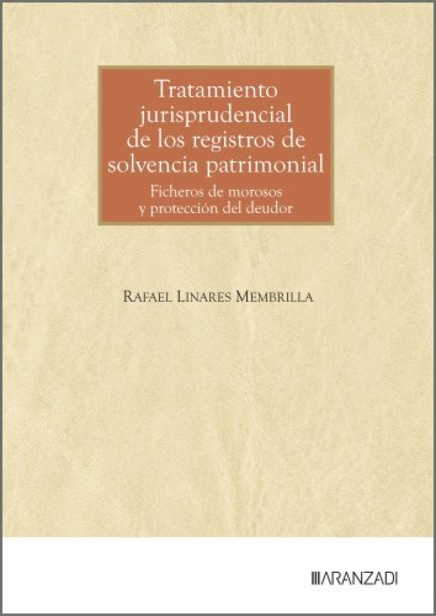Tratamiento jurisprudencial de los registros de solvencia patrimonial