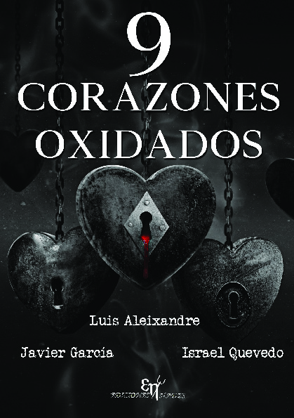 9 corazones oxidados