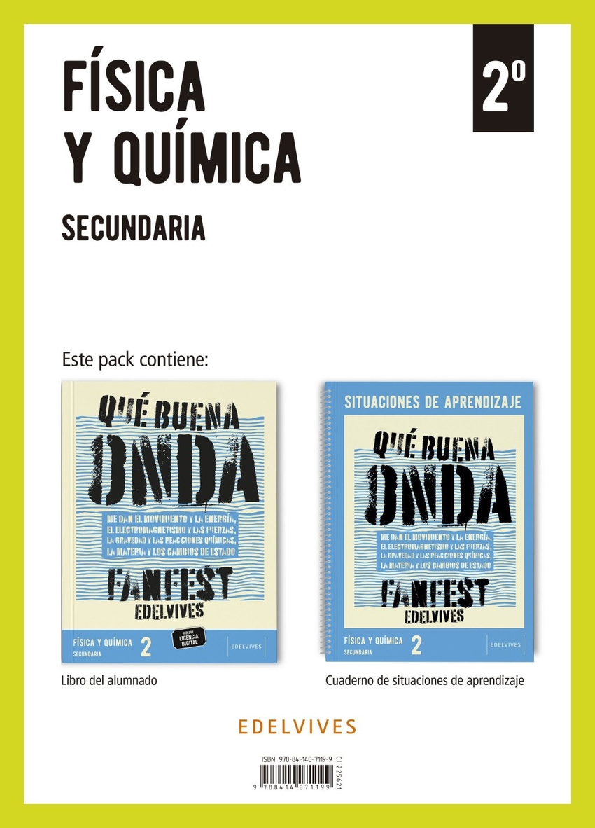 Proyecto: FanFest - F�sica y Qu�mica 2 Secundaria. Libro del alumnado + Cuaderno