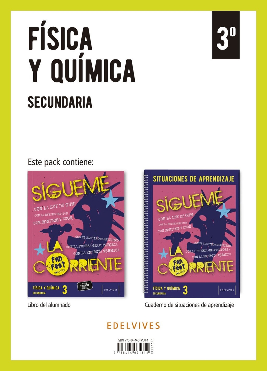 Proyecto: FanFest. F�sica y Qu�mica 3 Secundaria. Libro del alumnado + Cuaderno