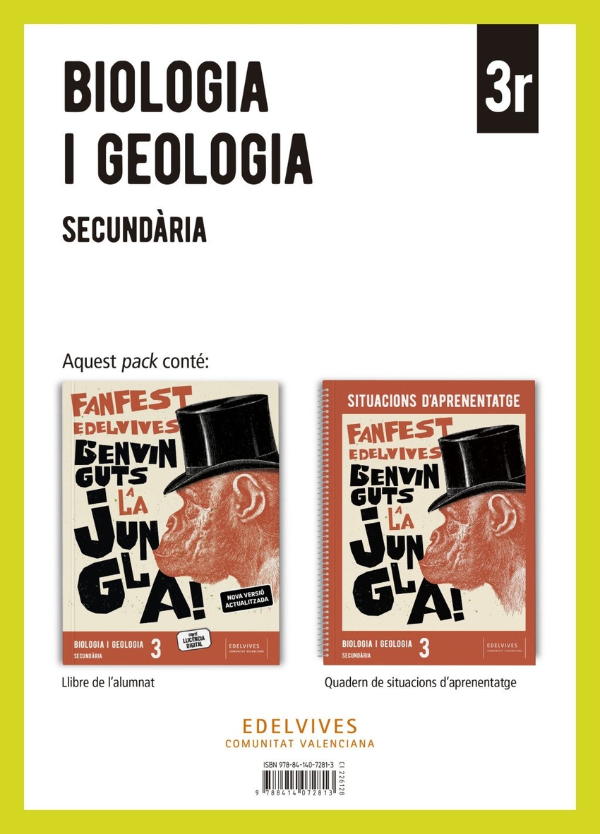 Projecte: FanFest. Biologia i Geologia 3 Secund�ria. Llibre de l'alumnat + Quadern
