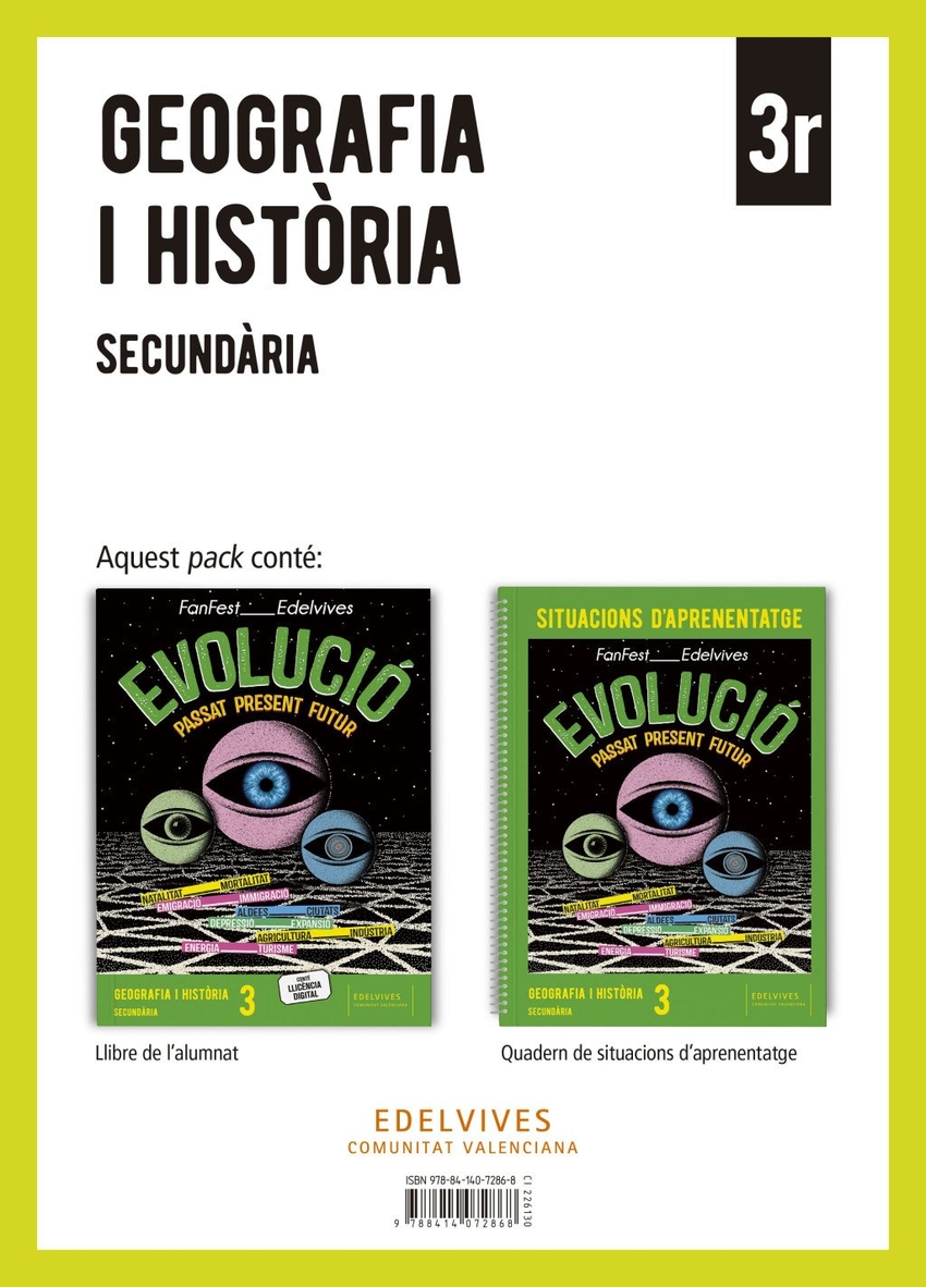 Projecte: FanFest. Geografia i Hist�ria 3 Secund�ria. Llibre de l'alumnat + Quadern