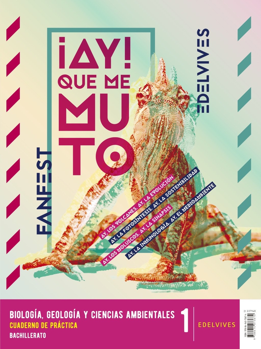 Proyecto: Fanfest 2026. Biolog�a, Geolog�a y Ciencias Ambientales 1 Bachillerato. Libro del alumno + Cuaderno de pr�ctica