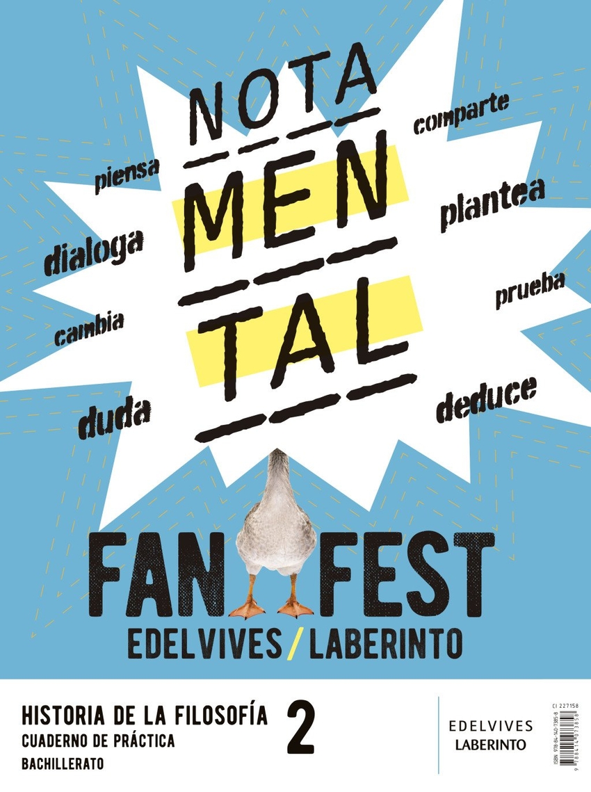 Proyecto: Fanfest 2026. Historia de la Filosof�a 2 Bachillerato. Libro del alumno + Cuaderno de pr�ctica