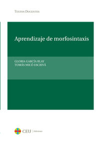 APRENDIZAJEDE MORFOSINTAXIS