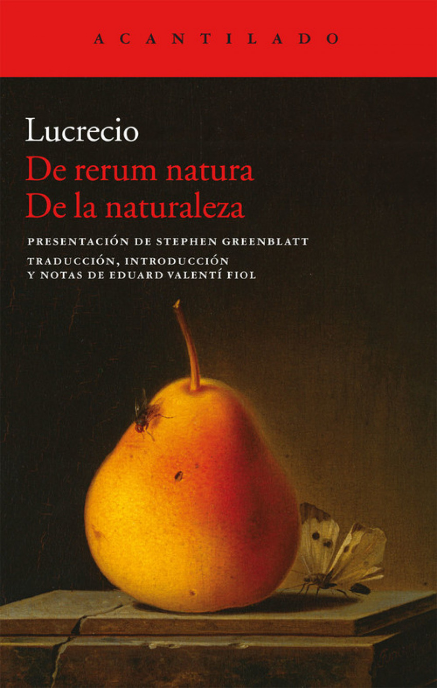 De la naturaleza, De Rerum Natura - Lucrecio