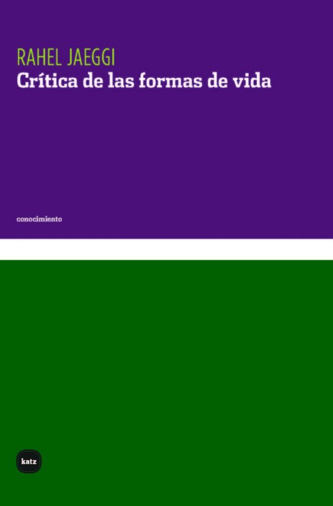 Cr�tica de las formas de vida