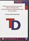 MODELO PARA LA DETERMINACION DEL VOLUMEN DE APLICACION DE FI