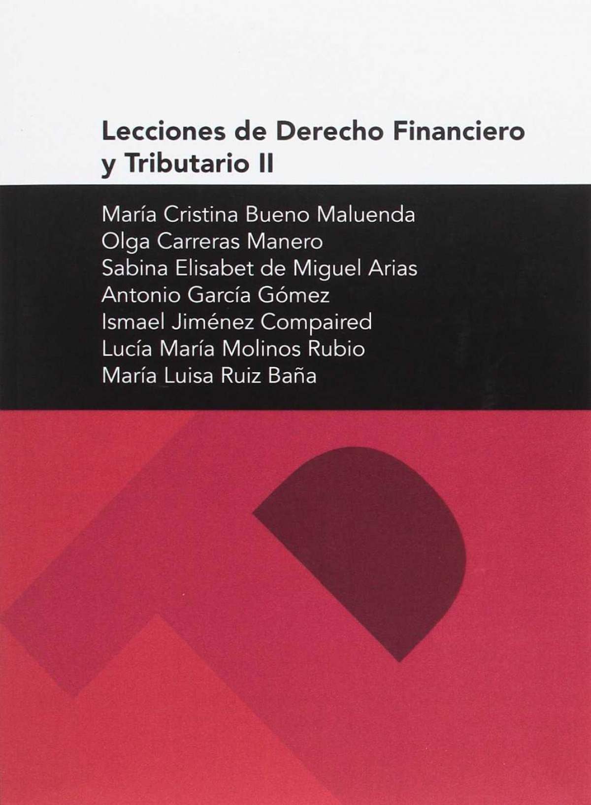 Lecciones de Derecho Financiero y Tributario II